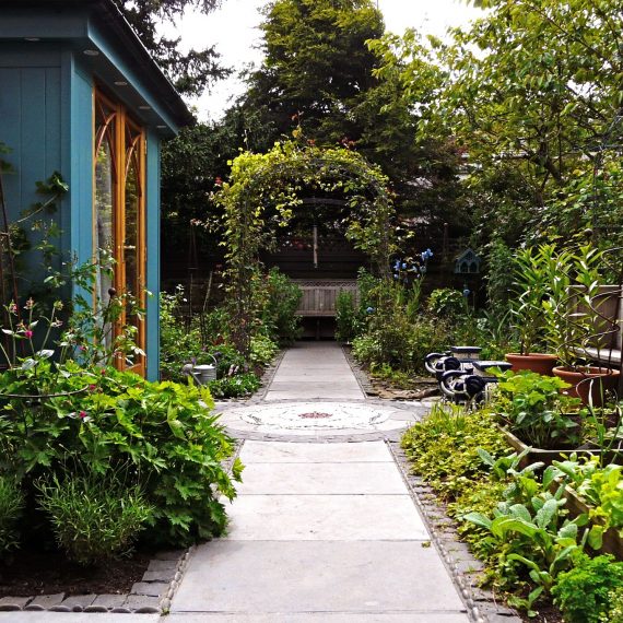 Kate Atkinson's garden, designed by Carolyn Grohmann