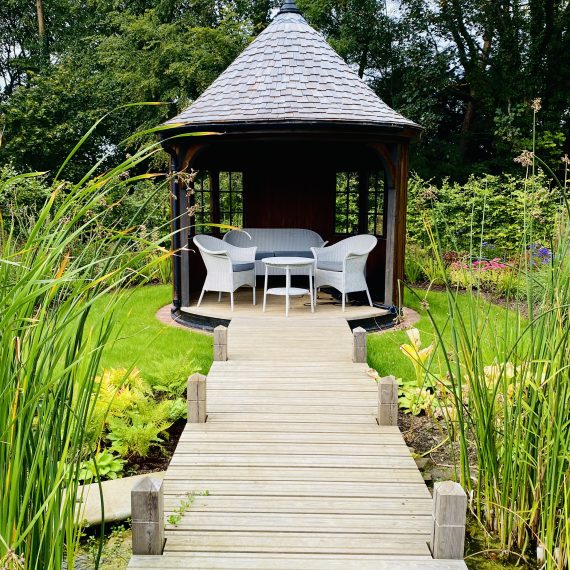 Refurbished Victorian summerhouse