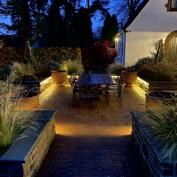 Garden lighting family patio