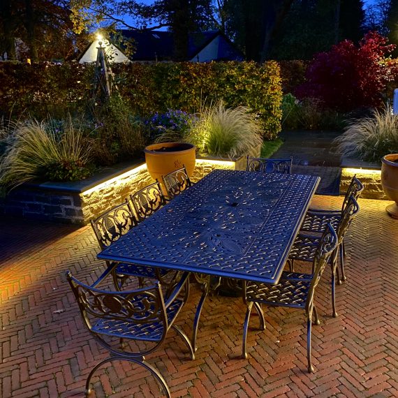 Garden lighting family patio