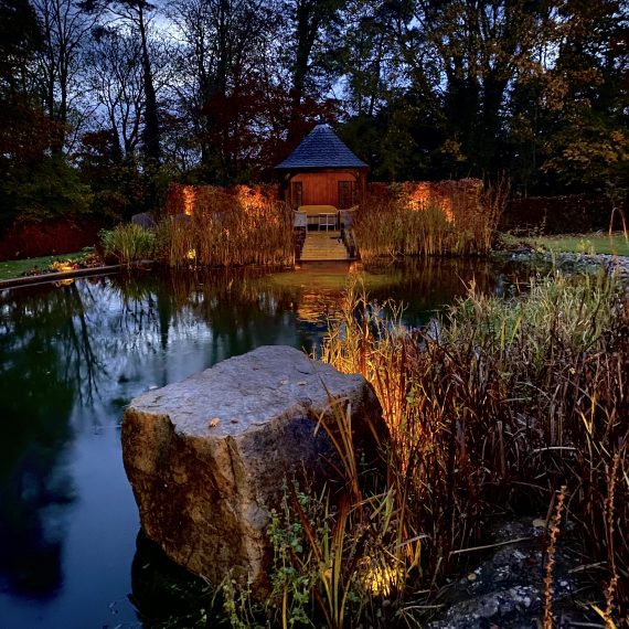 Swimming pond lighting