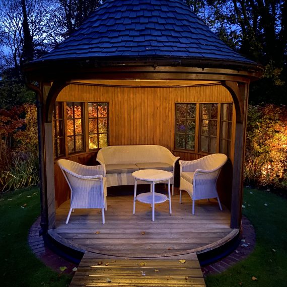 Victorian summerhouse lighting