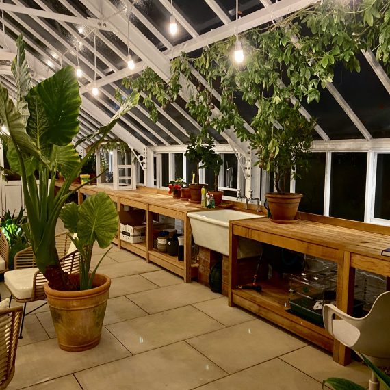 Garden lighting greenhouse/orangerie