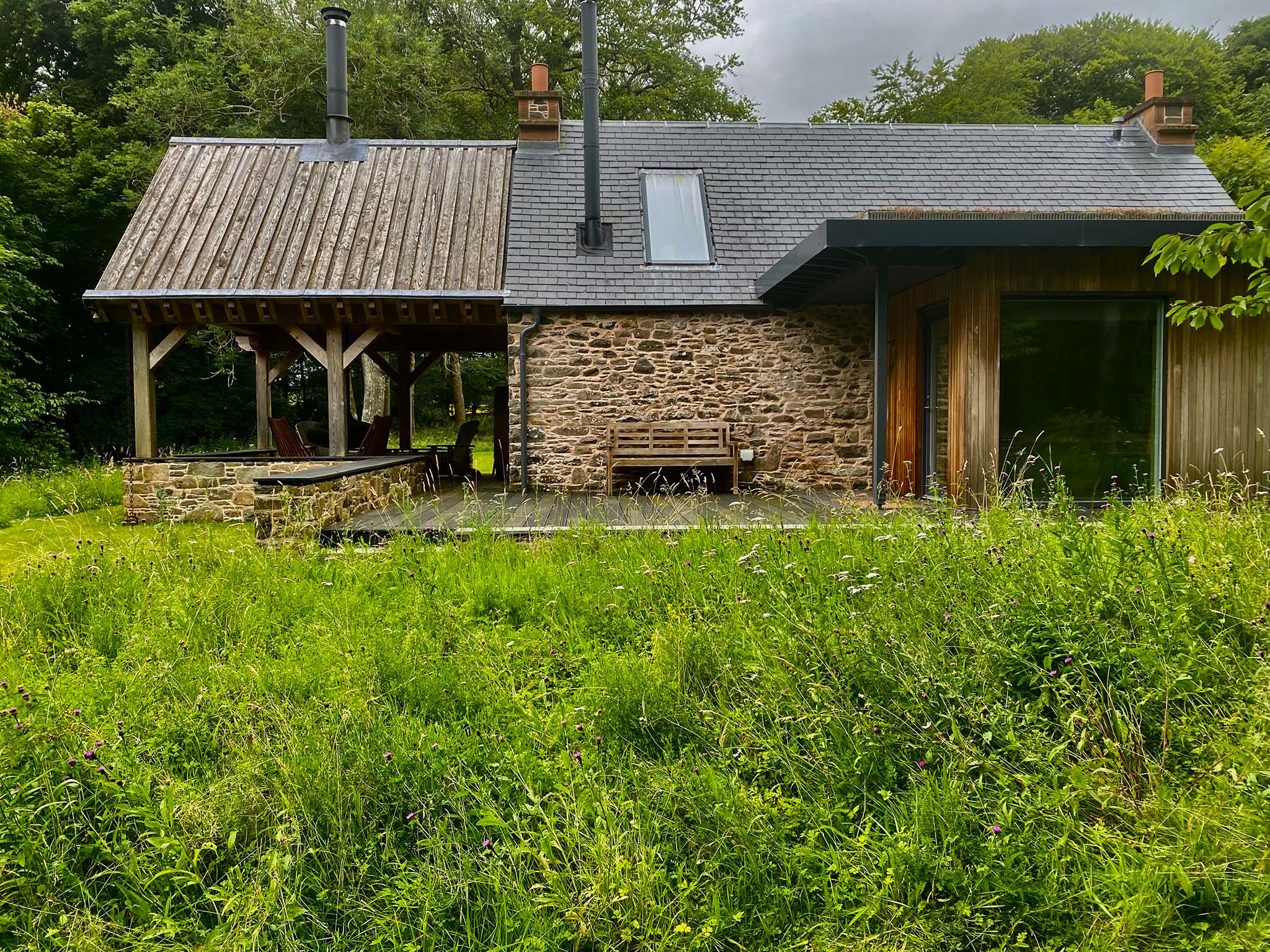 Woodland garden retreat