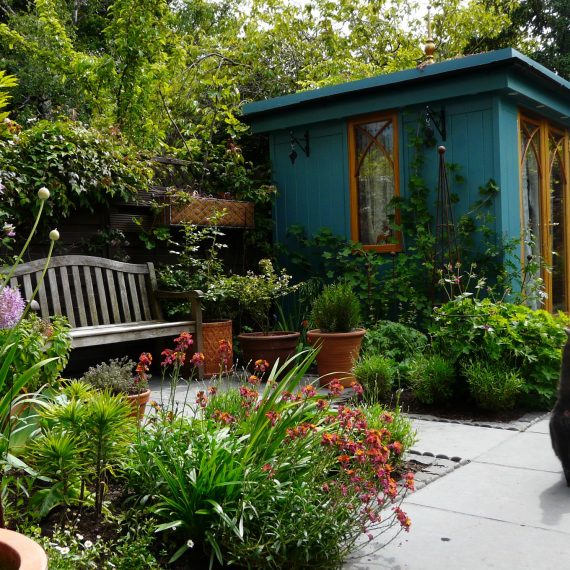 Kate Atkinson's garden, designed by Carolyn Grohmann