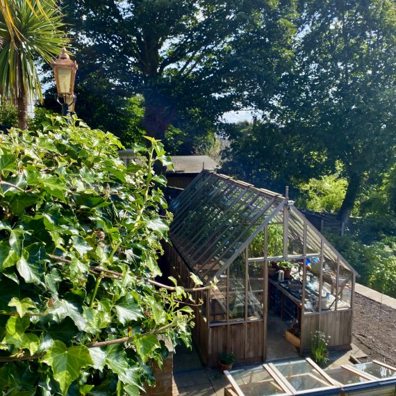 Cedar greenhouse