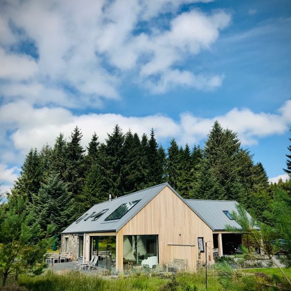 View back to the house from the 'Sheep Pen'. Designed by Carolyn Grohmann