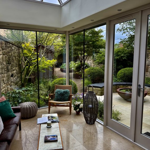 View from the sun room